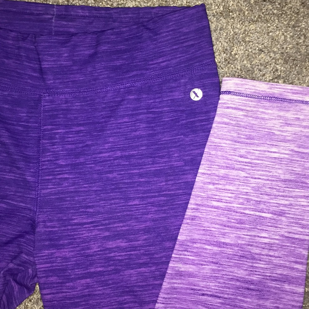purple leggings